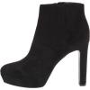 imageNine West Womens Glowup Ankle BootBlack Suede