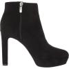 imageNine West Womens Glowup Ankle BootBlack Suede