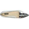 imageNine West Womens Lallin Ballet FlatSilver Mirror Metallic