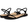 imageNine West Womens Maizy Flat SandalBlack 001