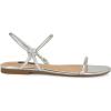 imageNine West Womens Maizy Flat SandalSilver 040