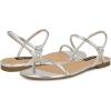 imageNine West Womens Maizy Flat SandalSilver 040