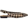 imageNine West Womens Soel Ballet FlatBlackLight Natural 001