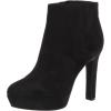 imageNine West Womens Glowup Ankle BootBlack Suede