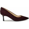 imageNine West Womens Kuna9x9 PumpBurgundy Suede 601