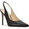 imageNine West Womens Pointy Toe Slingback PumpsBlack Leather 001