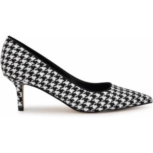 imageNine West Womens Arlene PumpBlackWhite Houndstooth 002