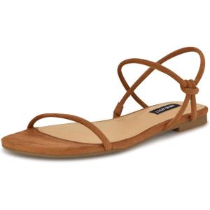 imageNine West Womens Maizy Flat SandalCognac 101