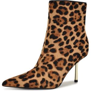 imageNine West Womens Narend Mid Calf BootDark Natural Leopard Multi 120