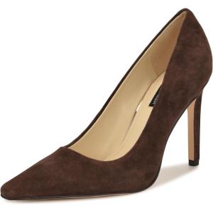 imageNine West Womens Oraye PumpDark Brown Suede 200