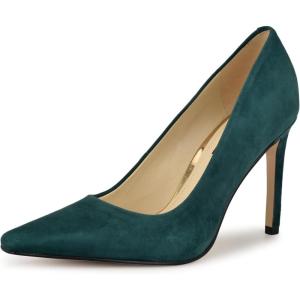 imageNine West Womens Oraye PumpDark Green Suede 300