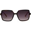 imageNine West Womens Kira Sunglasses Square Brown 55mmBlack