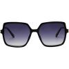 imageNine West Womens Kira Sunglasses Square Brown 55mmBrown