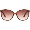 imageNine West Womens Lorelai Sunglasses Cateye Shiny Black 55 mmShiny Tortoise