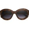 imageNine West Womens Maya Sunglasses Oval Brown 53mmBrown