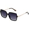 imageNine West Womens Kira Sunglasses Square Brown 55mmBrown