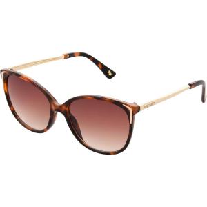 imageNine West Womens Lorelai Sunglasses Cateye Shiny Black 55 mmShiny Tortoise