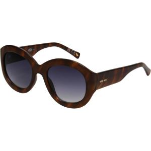 imageNine West Womens Maya Sunglasses Oval Brown 53mmBrown