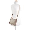 imageNine West Nalini Small CrossbodyBeige LogoMahogany