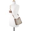 imageNine West Nalini Small CrossbodyBeige LogoMahogany