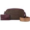 imageNine West Pauline Camera CrossbodyDark Brown Logo Boysenberry