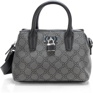 imageNine West Josey Mini Satchel CrossbodyJet Black Logo