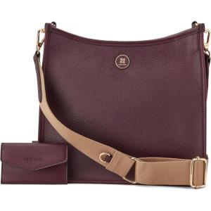 imageNine West Nalini Crossbody with Card CaseBoysenberry