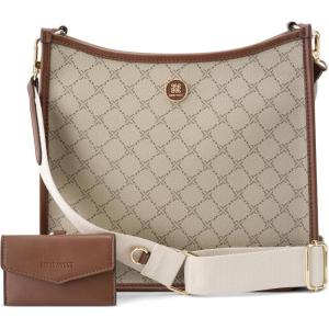 imageNine West Nalini CrossbodyBeige LogoMahogany