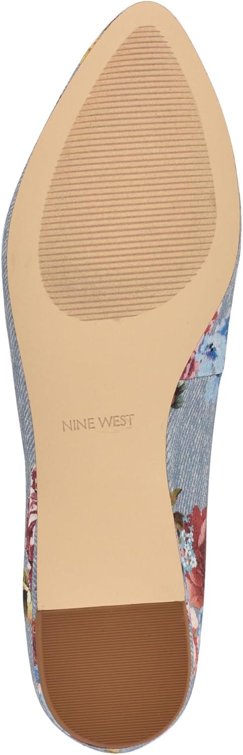 imageNINE WEST Womens FlatsBlue Rose Denim Multi 423