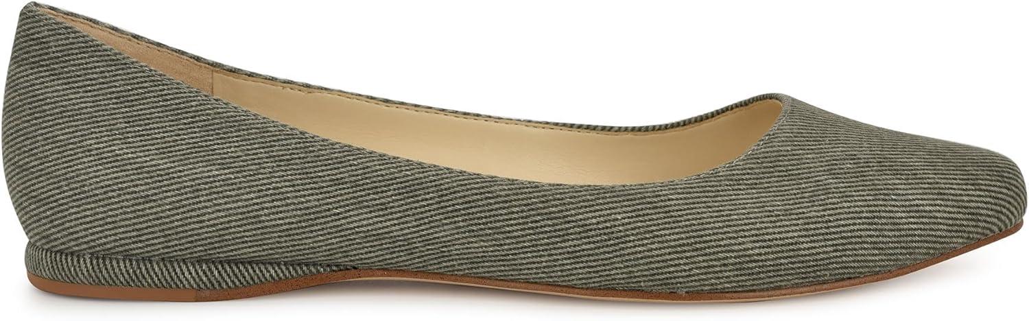 imageNINE WEST Womens FlatsDark Olive 301
