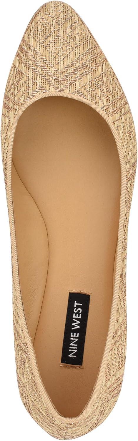 imageNINE WEST Womens FlatsLight NaturalRose Gold 111