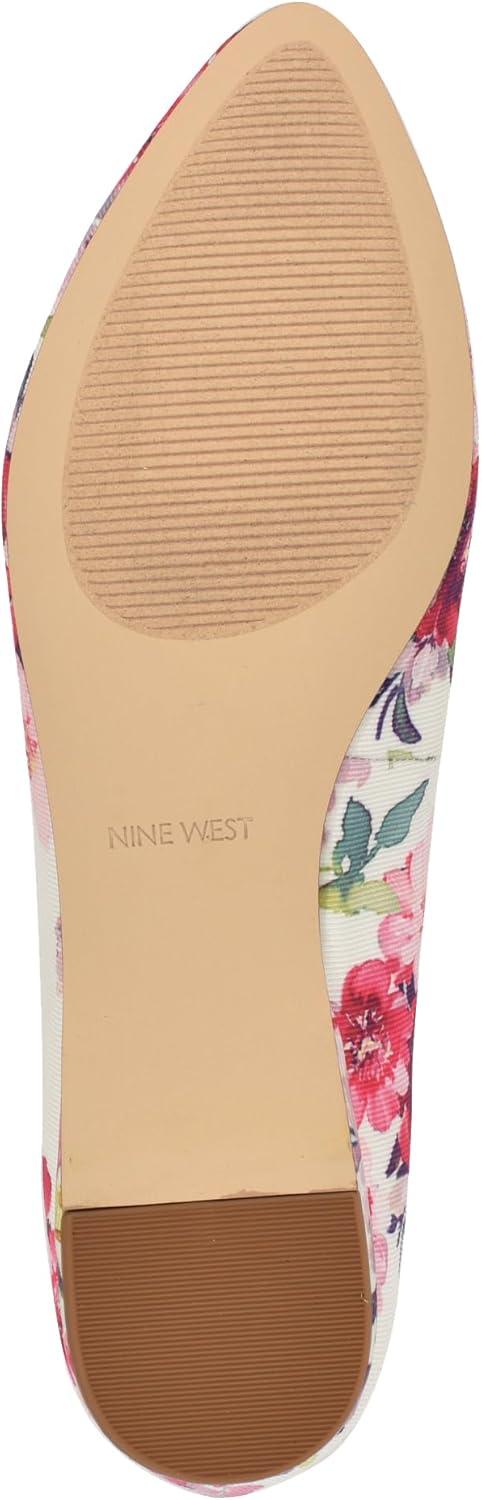 imageNINE WEST Womens FlatsPink Tea Party Floral Multi 660