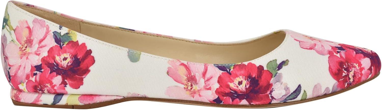 imageNINE WEST Womens FlatsPink Tea Party Floral Multi 660