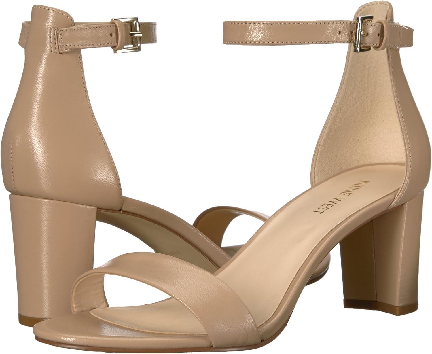 imageNINE WEST Womens Pruce Heeled SandalNatural