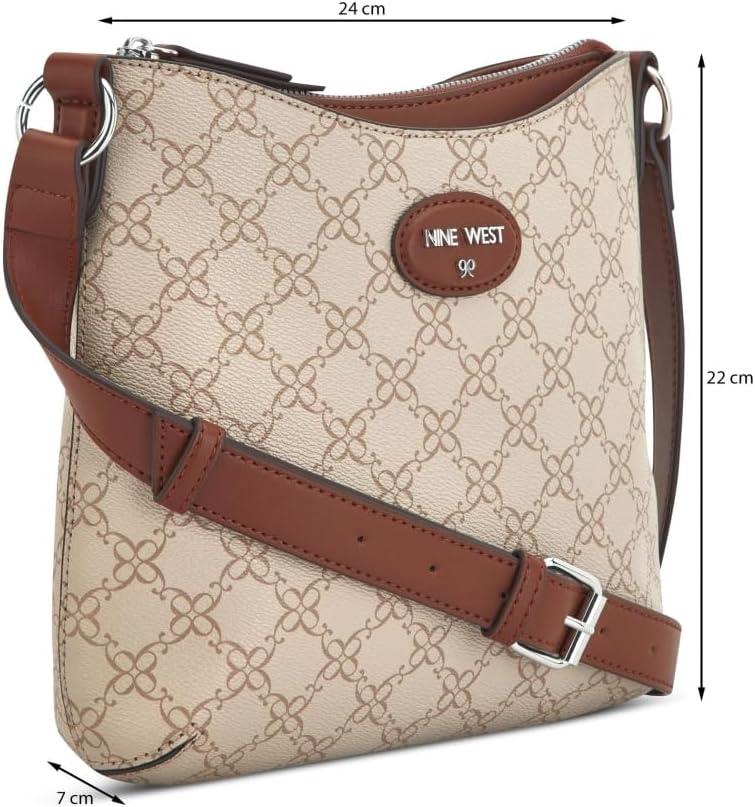 imageNine West Adeline Swing PackMushroom Logo Mahogany