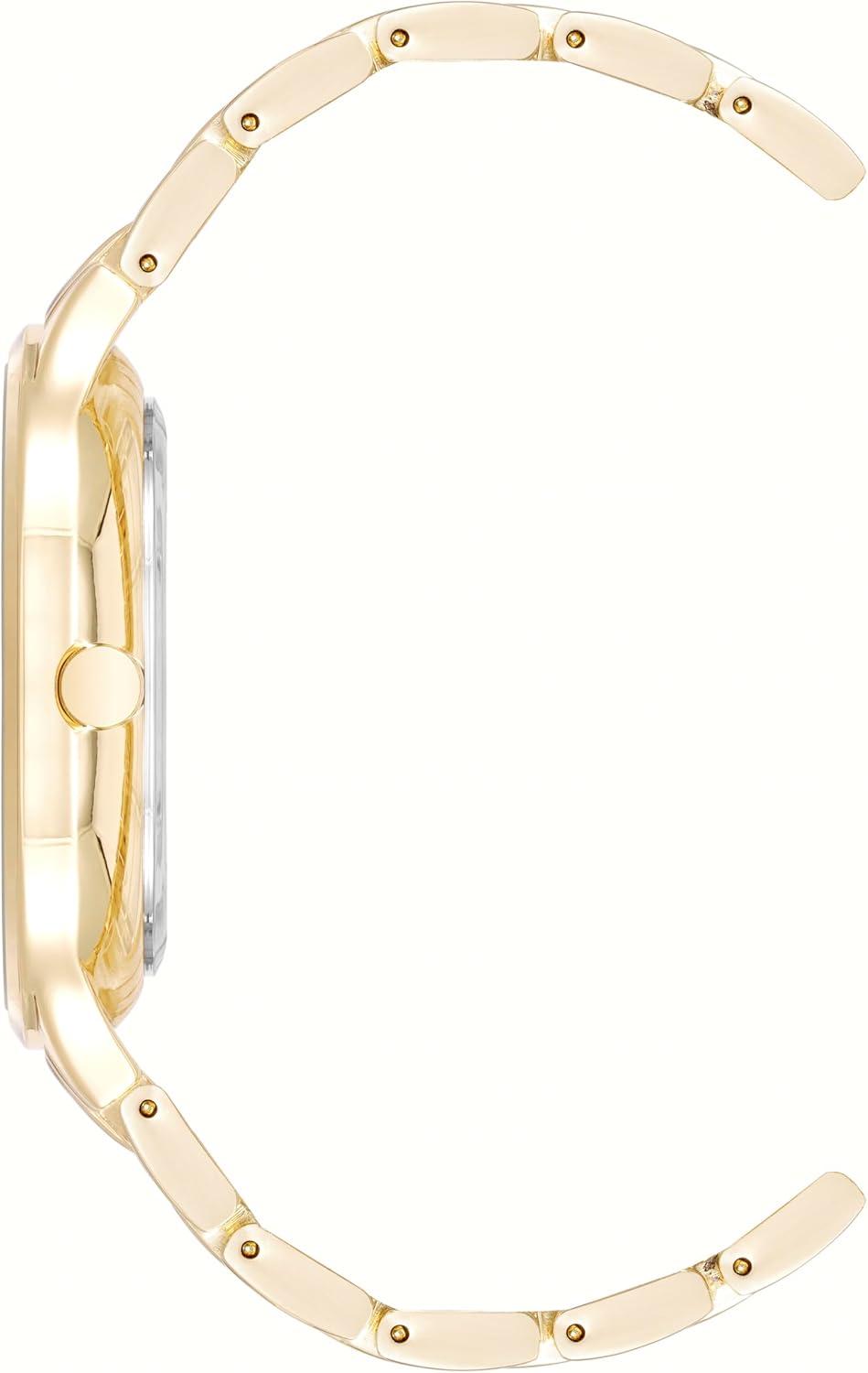imageNine West Womens Bracelet WatchGoldTone