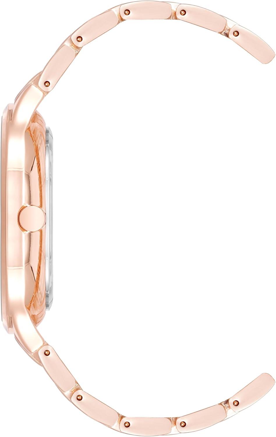 imageNine West Womens Bracelet WatchRose GoldTone