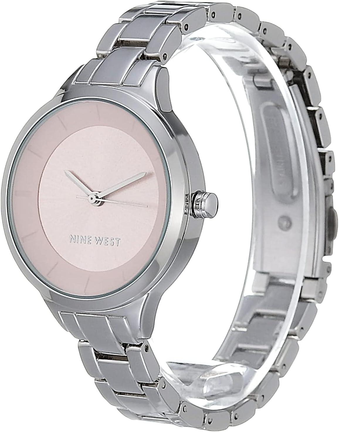 imageNine West Womens Bracelet WatchSilverLight Pink