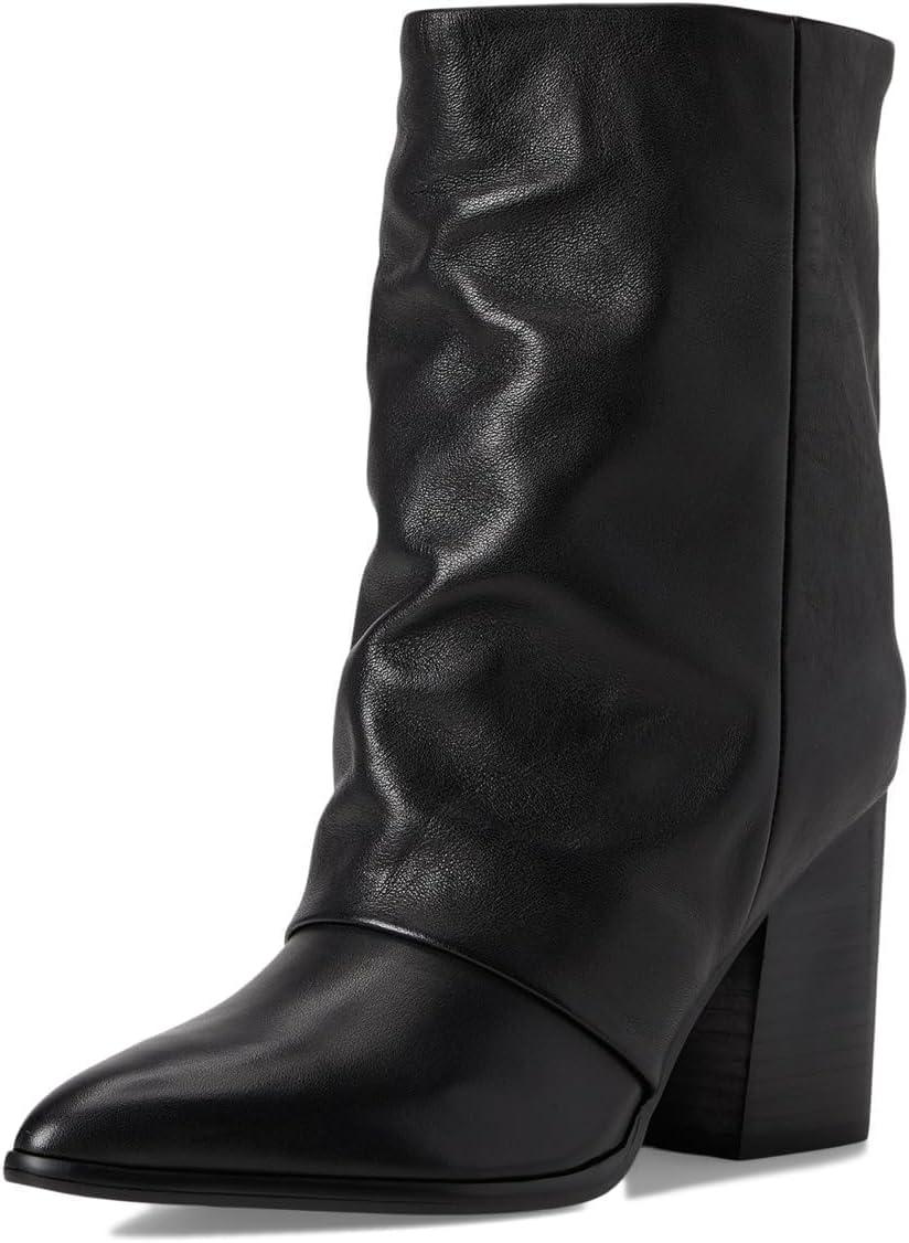 imageNine West Womens Chaye Mid Calf BootBlack Leather