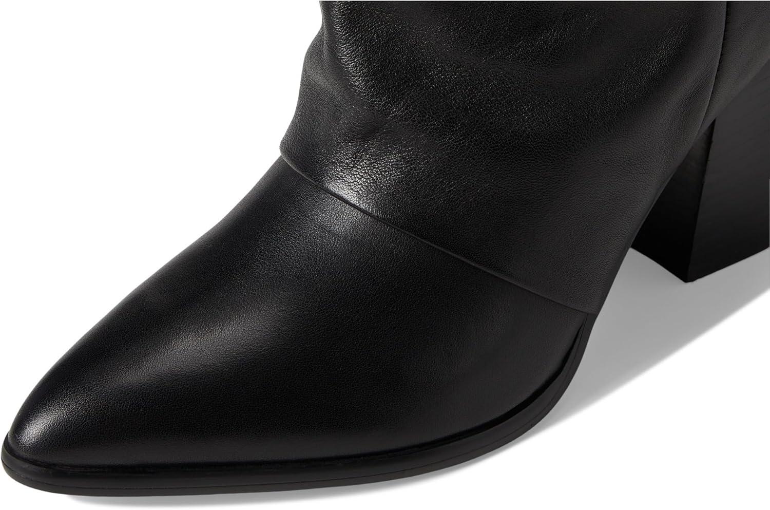 imageNine West Womens Chaye Mid Calf BootBlack Leather