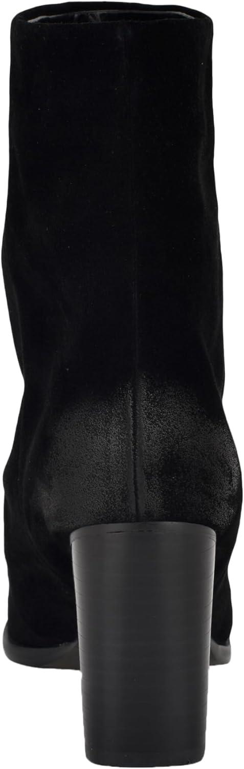 imageNine West Womens Chaye Mid Calf BootBlack Suede 002