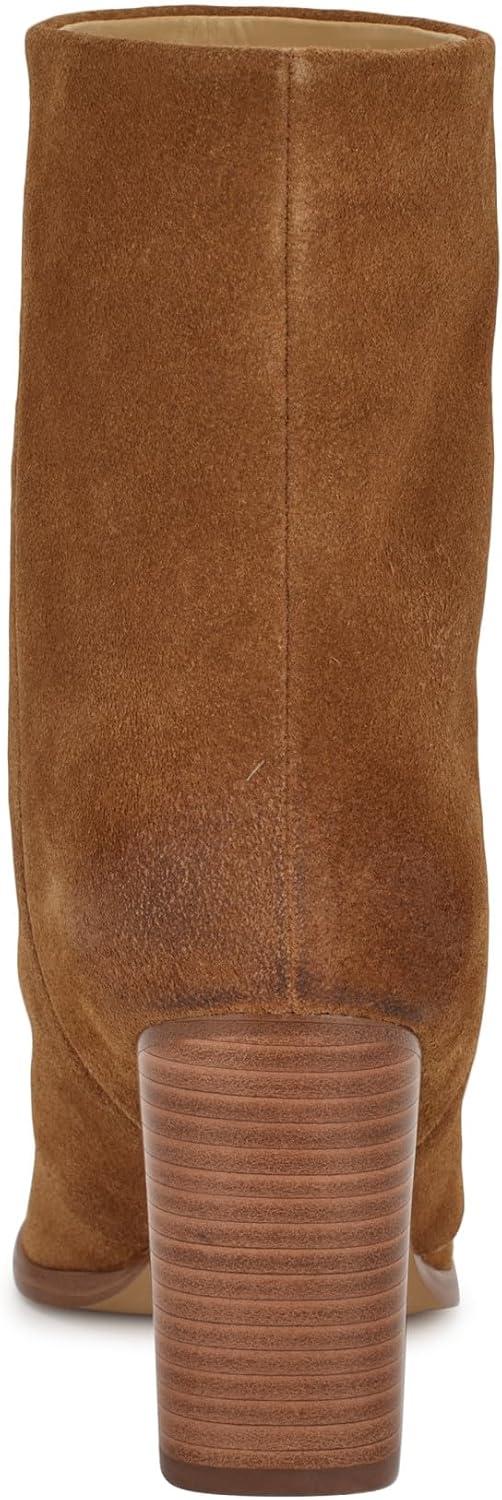 imageNine West Womens Chaye Mid Calf BootCognac Suede 101