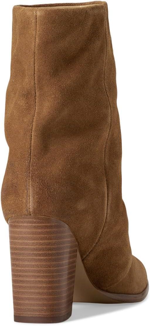 imageNine West Womens Chaye Mid Calf BootCognac Suede