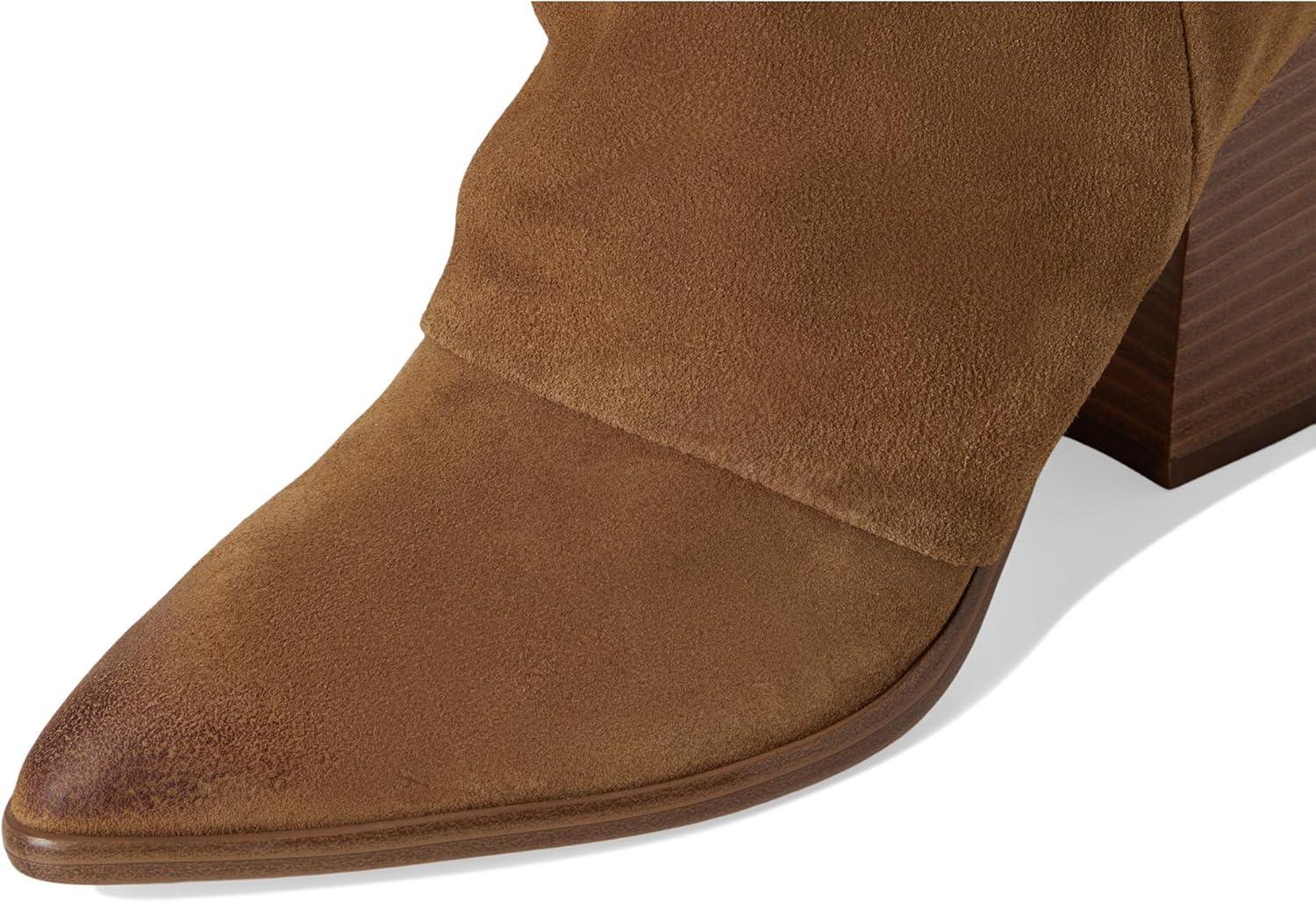 imageNine West Womens Chaye Mid Calf BootCognac Suede