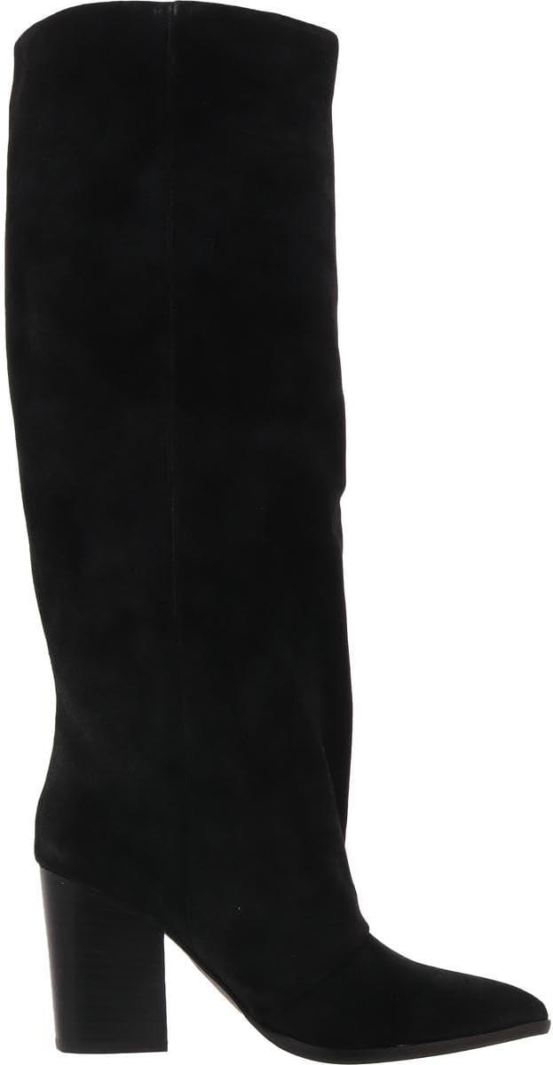 imageNine West Womens Chicke Knee High BootBlack Suede 002