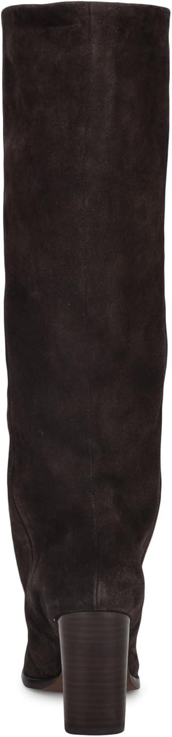 imageNine West Womens Chicke Knee High BootDark Brown Suede 200