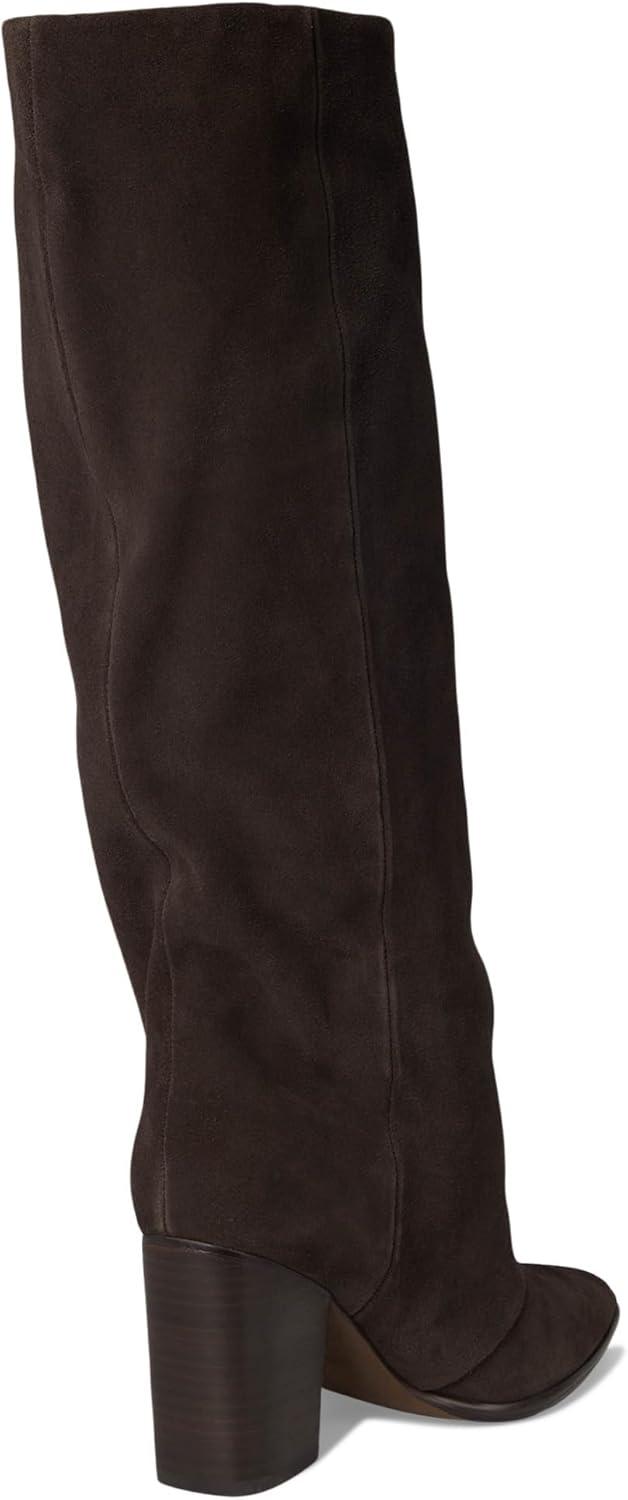 imageNine West Womens Chicke Knee High BootDark Brown Suede