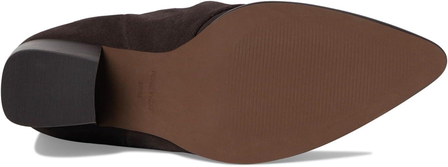 imageNine West Womens Chicke Knee High BootDark Brown Suede