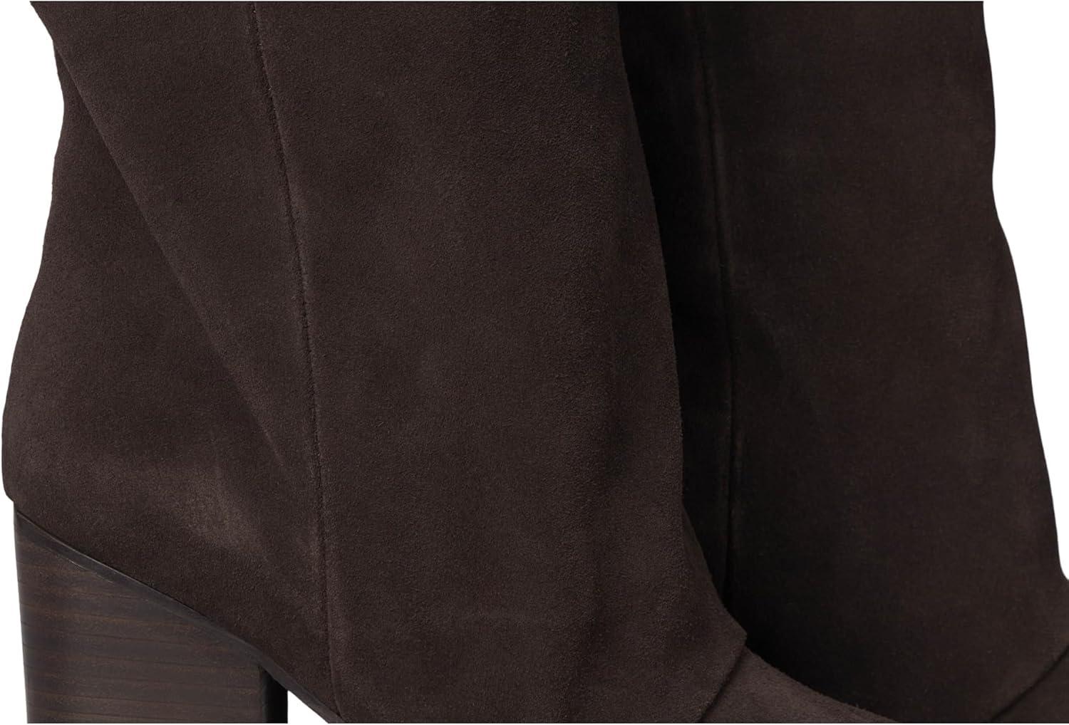 imageNine West Womens Chicke Knee High BootDark Brown Suede