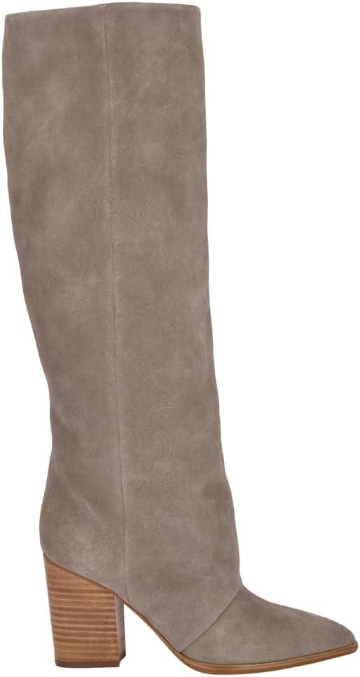 imageNine West Womens Chicke Knee High BootTaupe Suede 240